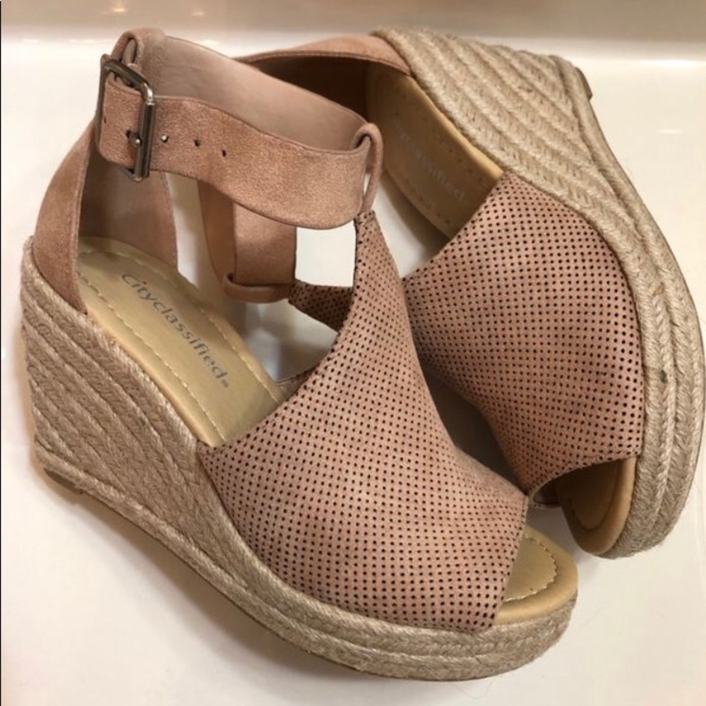 Dusty Espadrille Wedges